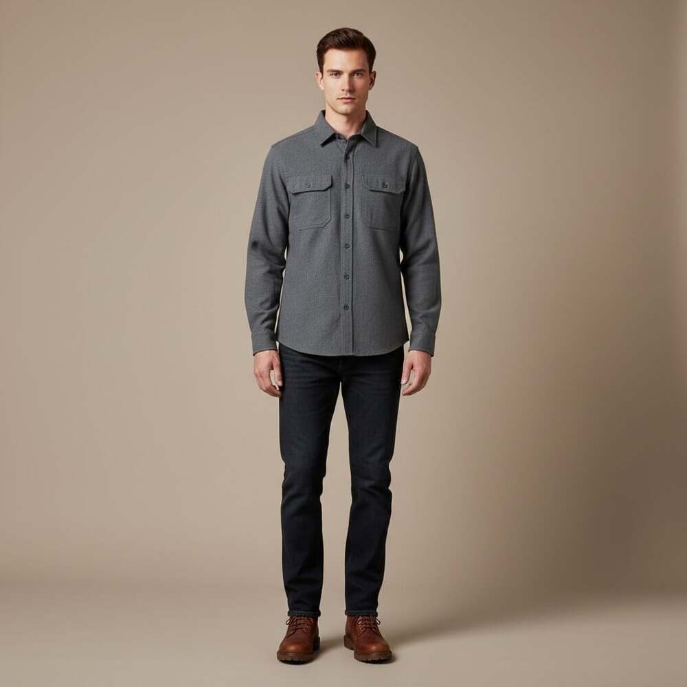 NWT Wolverine Glacier Lite Long Sleeve Shirt Men's Small Charcoal